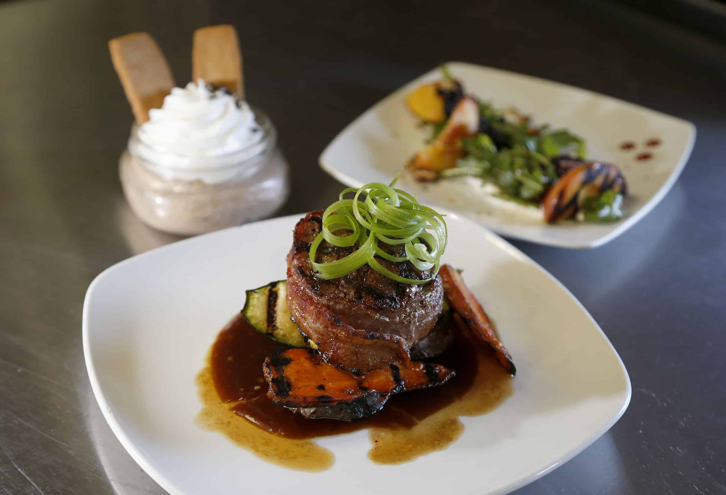 Boston Grill and Deli Thursday Night Special for this month is a filet mignon, nectarine and a smore dessert in Tulsa, OK, June 20, 2019. STEPHEN PINGRY/Tulsa World